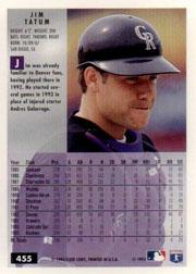 1994 Fleer Baseball "Main Set" Base Cards #241 to #480 - Picture 425 of 475