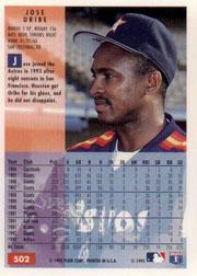 1994 Fleer #502 Jose Uribe
