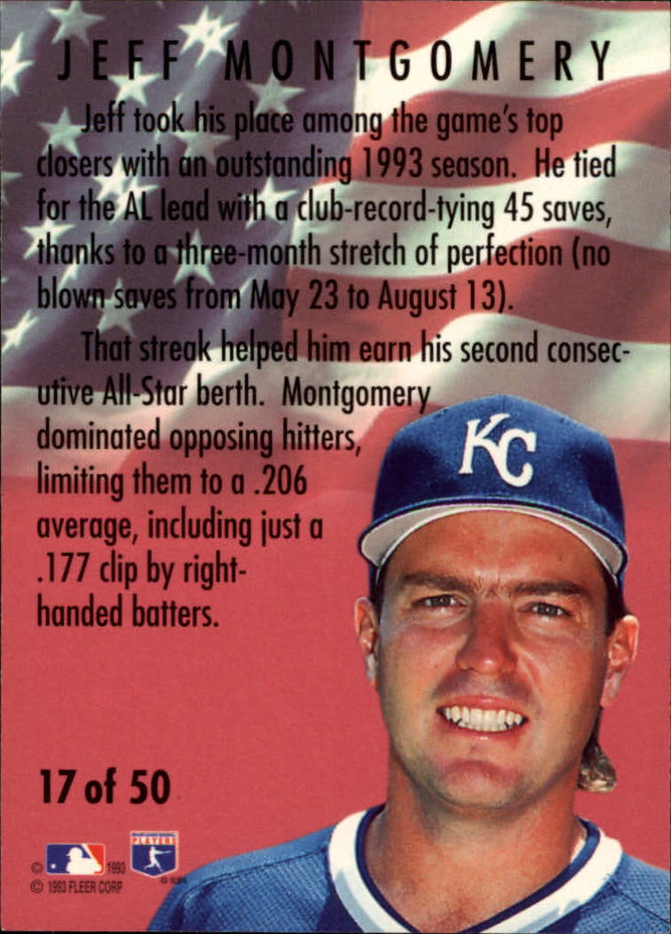 1994 Fleer Baseball "All-Stars" Insert Cards - Picture 20 of 75