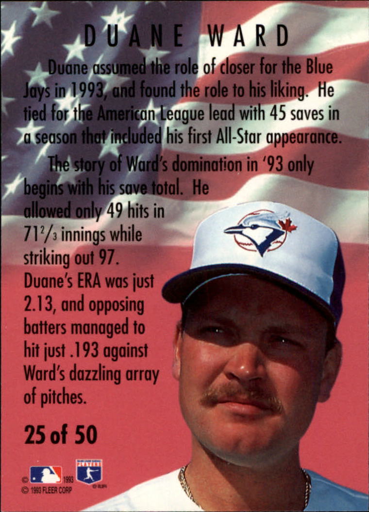 1994 Fleer Baseball "All-Stars" Insert Cards - Picture 34 of 75