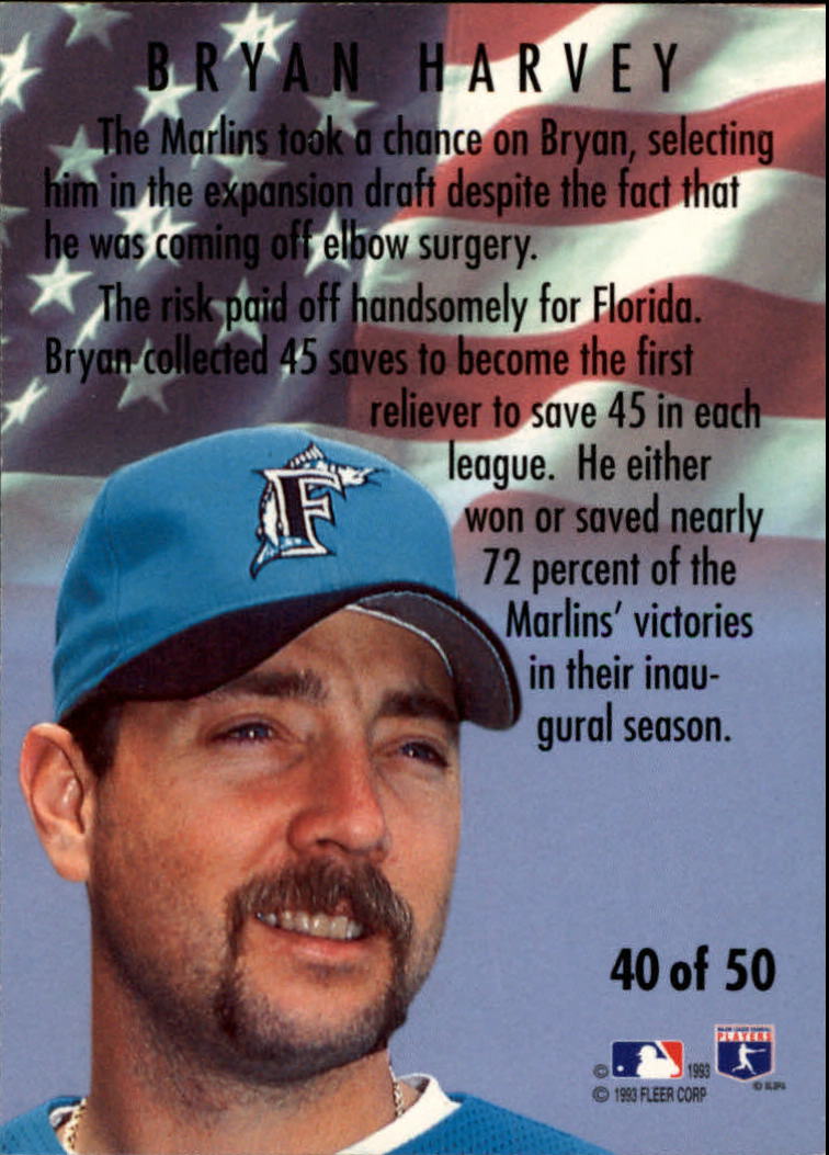 1994 Fleer Baseball "All-Stars" Insert Cards - Picture 57 of 75