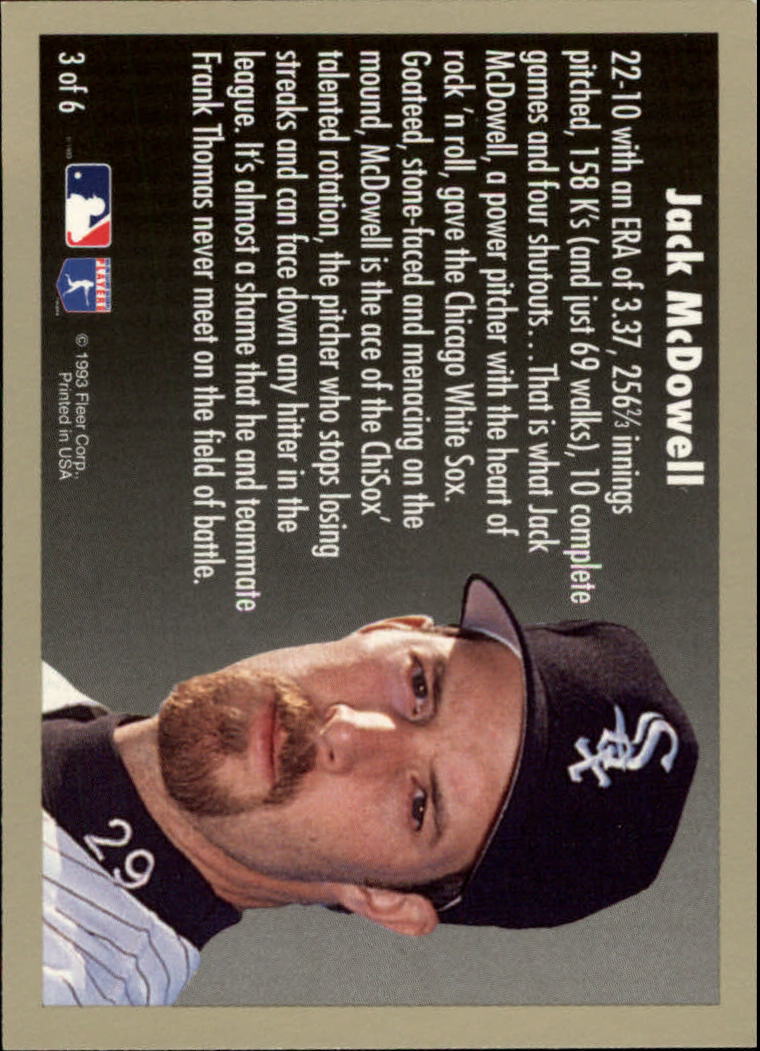 1994 Fleer Baseball "Award Winners" Insert Cards - Picture 7 of 11