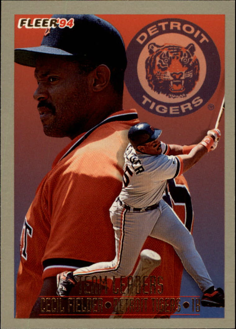 1994 Fleer Baseball "Team Leaders" Insert Cards - Picture 12 of 48