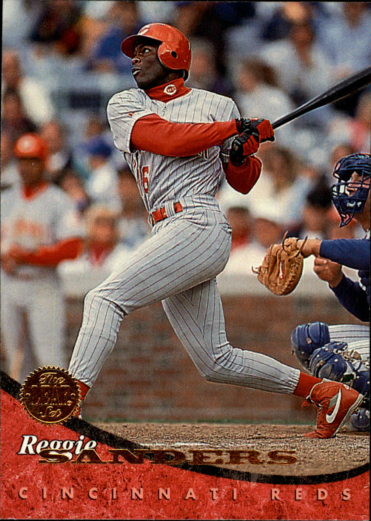 Reggie Sanders autographed Baseball Card (Cincinnati Reds) 1993