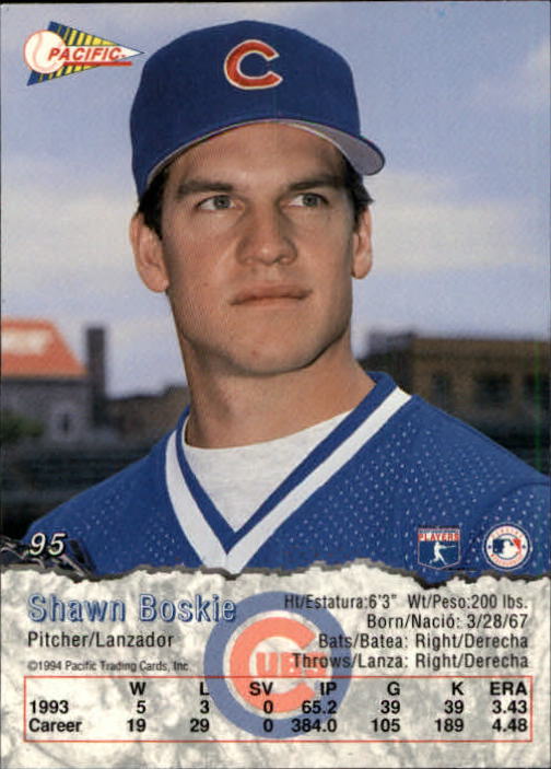 B3005- 1994 Pacific Baseball Cards 1-248 +Rookies -You Pick- 15+ FREE US SHIP - Picture 147 of 349