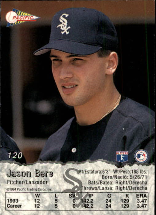 B3005- 1994 Pacific Baseball Cards 1-248 +Rookies -You Pick- 15+ FREE US SHIP - Picture 183 of 349