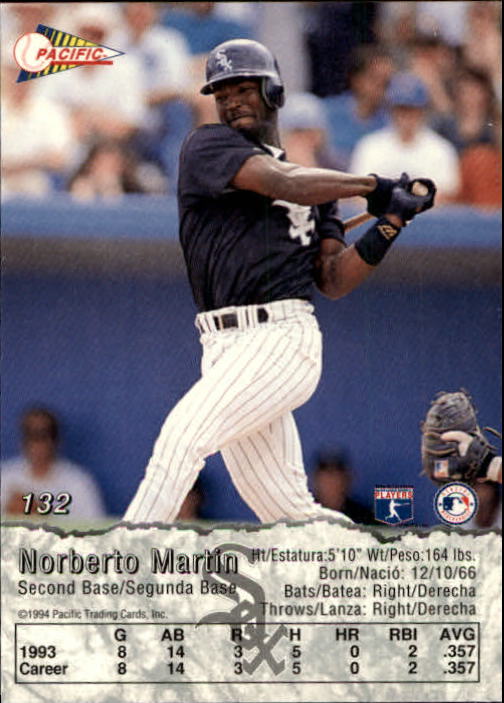 B3005- 1994 Pacific Baseball Cards 1-248 +Rookies -You Pick- 15+ FREE US SHIP - Picture 199 of 349