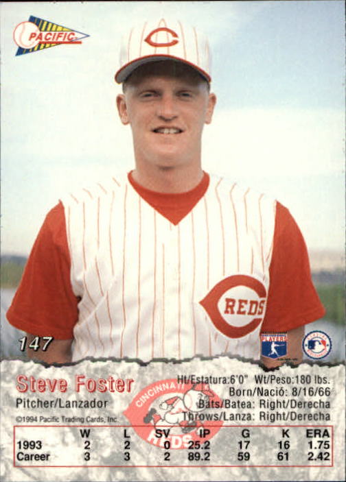 B3005- 1994 Pacific Baseball Cards 1-248 +Rookies -You Pick- 15+ FREE US SHIP - Picture 221 of 349