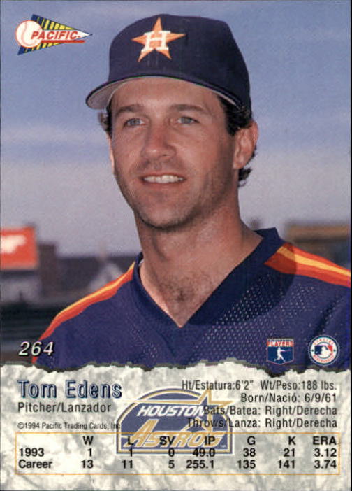 B3005- 1994 Pacific Baseball #s 249-498 +Rookies -You Pick- 15+ FREE US SHIP - Picture 17 of 379