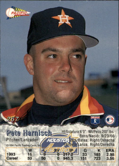 B3005- 1994 Pacific Baseball #s 249-498 +Rookies -You Pick- 15+ FREE US SHIP - Picture 21 of 379