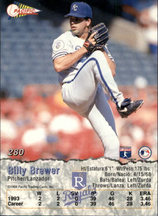 B3005- 1994 Pacific Baseball #s 249-498 +Rookies -You Pick- 15+ FREE US SHIP - Picture 43 of 379