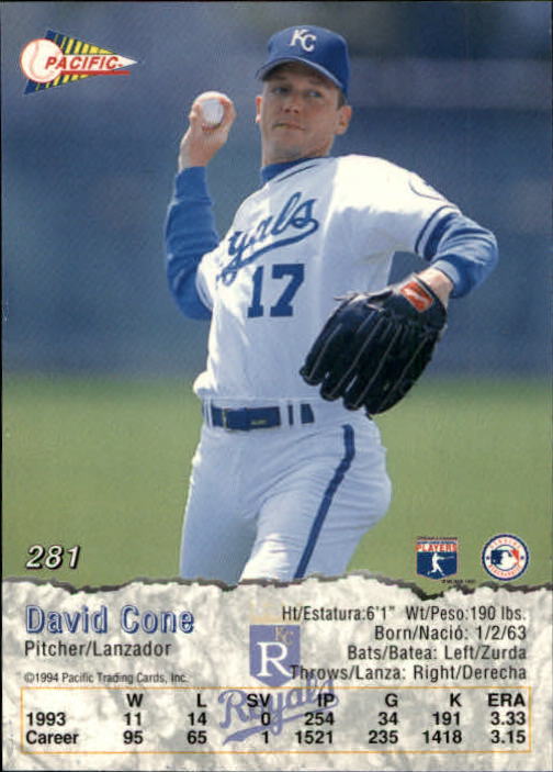 B3005- 1994 Pacific Baseball #s 249-498 +Rookies -You Pick- 15+ FREE US SHIP - Picture 45 of 379