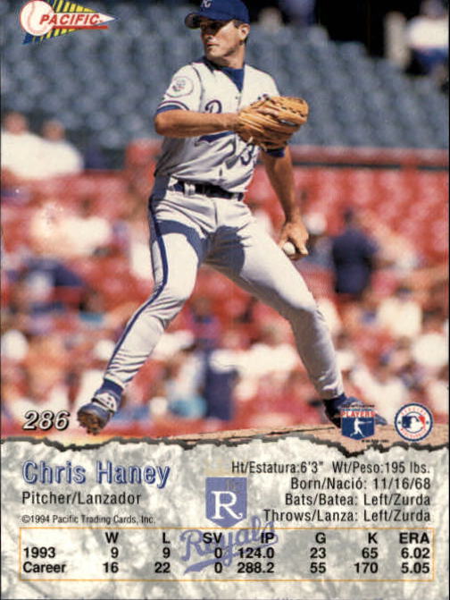 B3005- 1994 Pacific Baseball #s 249-498 +Rookies -You Pick- 15+ FREE US SHIP - Picture 51 of 379
