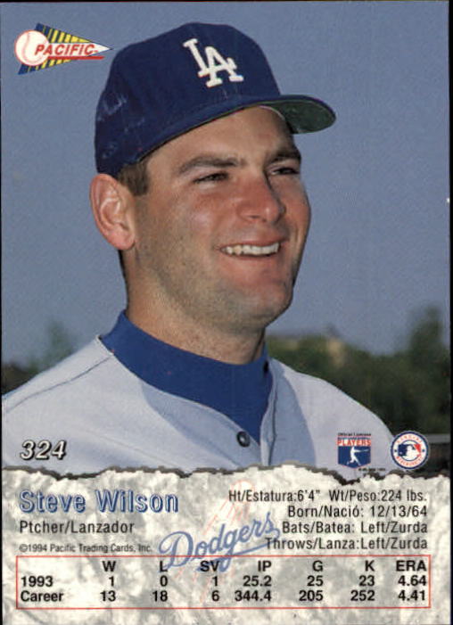 B3005- 1994 Pacific Baseball #s 249-498 +Rookies -You Pick- 15+ FREE US SHIP - Picture 109 of 379