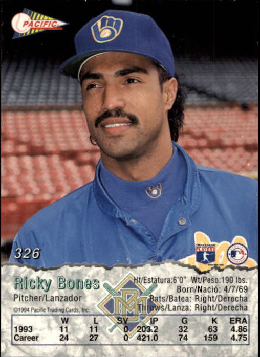 B3005- 1994 Pacific Baseball #s 249-498 +Rookies -You Pick- 15+ FREE US SHIP - Picture 111 of 379
