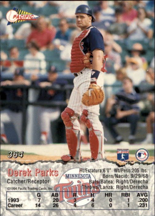 B3005- 1994 Pacific Baseball #s 249-498 +Rookies -You Pick- 15+ FREE US SHIP - Picture 177 of 379