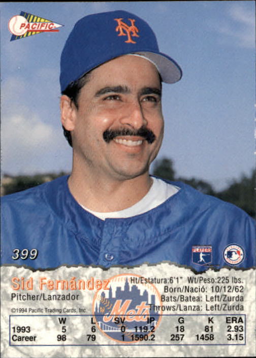 B3005- 1994 Pacific Baseball #s 249-498 +Rookies -You Pick- 15+ FREE US SHIP - Picture 229 of 379