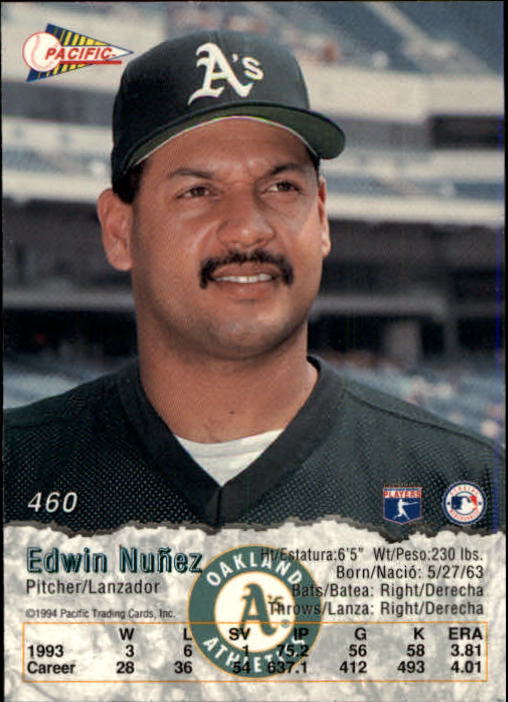 B3005- 1994 Pacific Baseball #s 249-498 +Rookies -You Pick- 15+ FREE US SHIP - Picture 323 of 379
