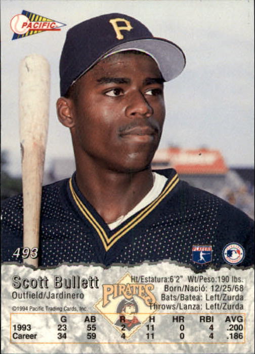 B3005- 1994 Pacific Baseball #s 249-498 +Rookies -You Pick- 15+ FREE US SHIP - Picture 373 of 379