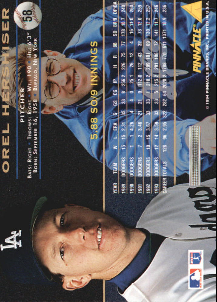 A6825- 1994 Pinnacle Baseball Carte 1-250 + Rookies -si Pick- 15 + Gratis US - Foto 116 di 493