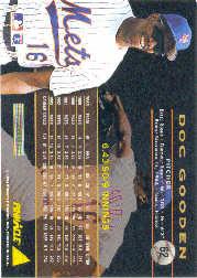 1994 Pinnacle #62 Dwight Gooden back image