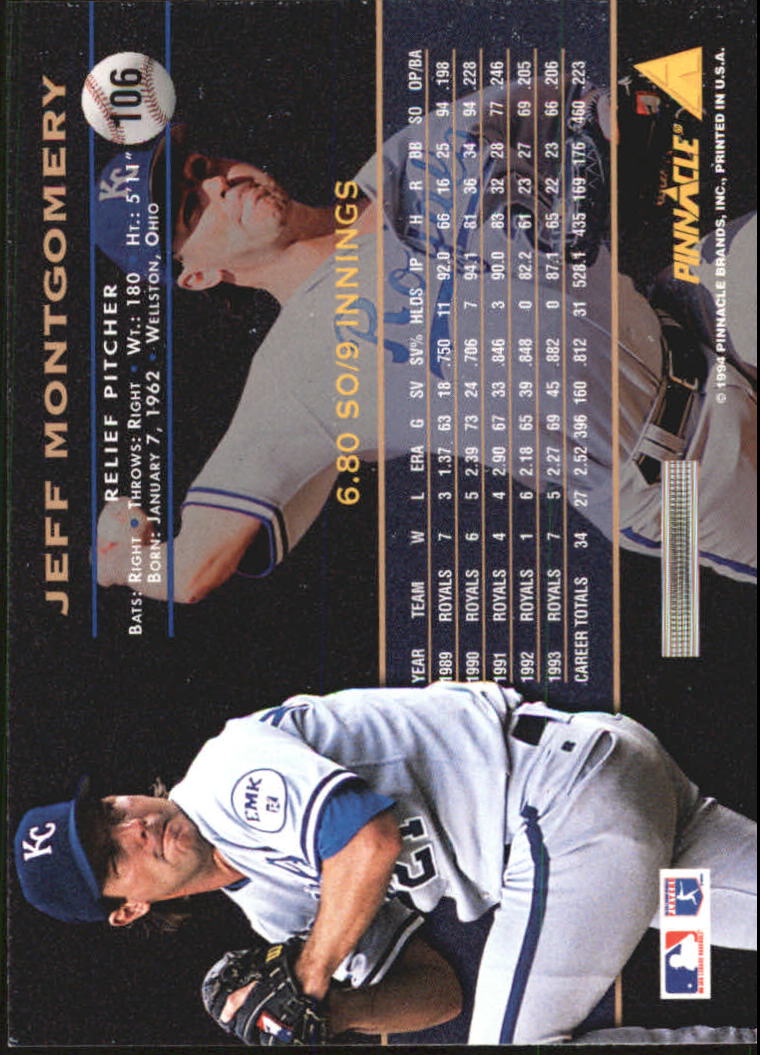 A6825- 1994 Pinnacle Baseball Carte 1-250 + Rookies -si Pick- 15 + Gratis US - Foto 208 di 493