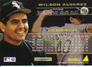 1994 Pinnacle #128 Wilson Alvarez back image