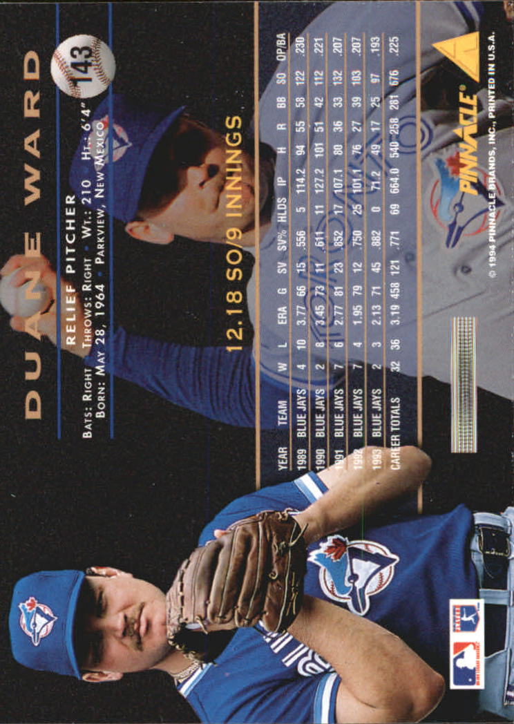 A6825- 1994 Pinnacle Baseball Carte 1-250 + Rookies -si Pick- 15 + Gratis US - Foto 282 di 493