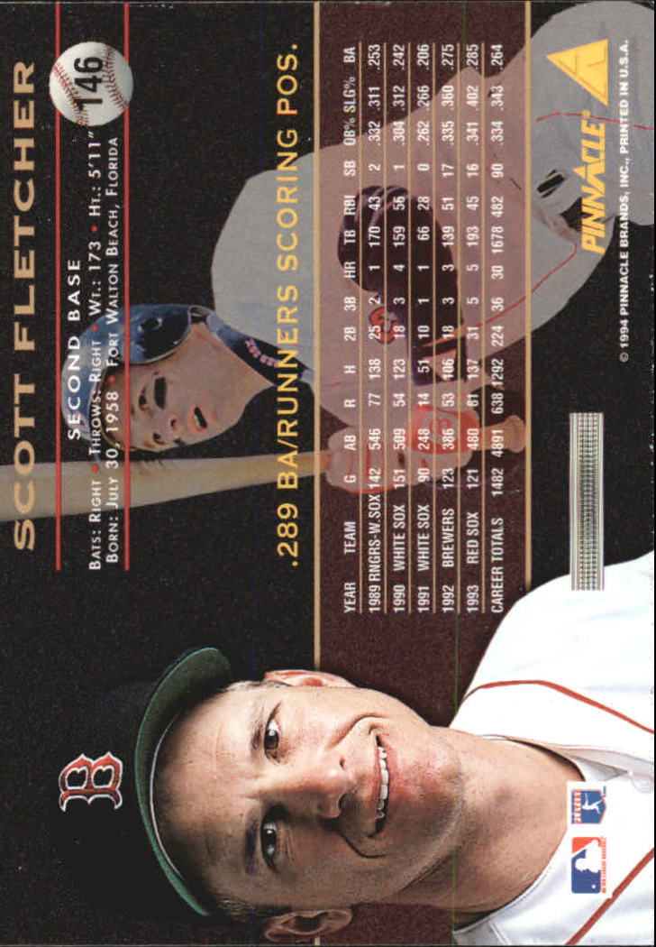 A6825- 1994 Pinnacle Baseball Carte 1-250 + Rookies -si Pick- 15 + Gratis US - Foto 288 di 493