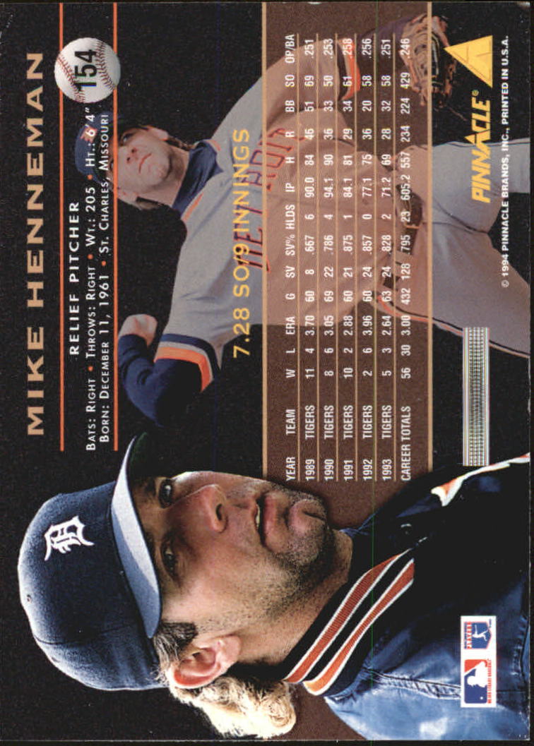 A6825- 1994 Pinnacle Baseball Carte 1-250 + Rookies -si Pick- 15 + Gratis US - Foto 304 di 493
