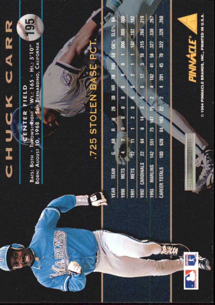 A6825- 1994 Pinnacle Baseball Carte 1-250 + Rookies -si Pick- 15 + Gratis US - Foto 386 di 493