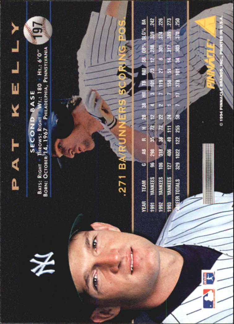 A6825- 1994 Pinnacle Baseball Carte 1-250 + Rookies -si Pick- 15 + Gratis US - Foto 390 di 493