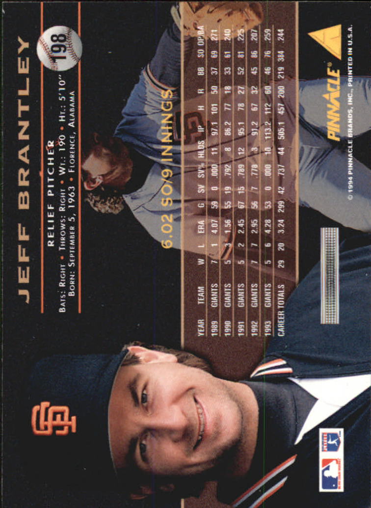 A6825- 1994 Pinnacle Baseball Carte 1-250 + Rookies -si Pick- 15 + Gratis US - Foto 392 di 493