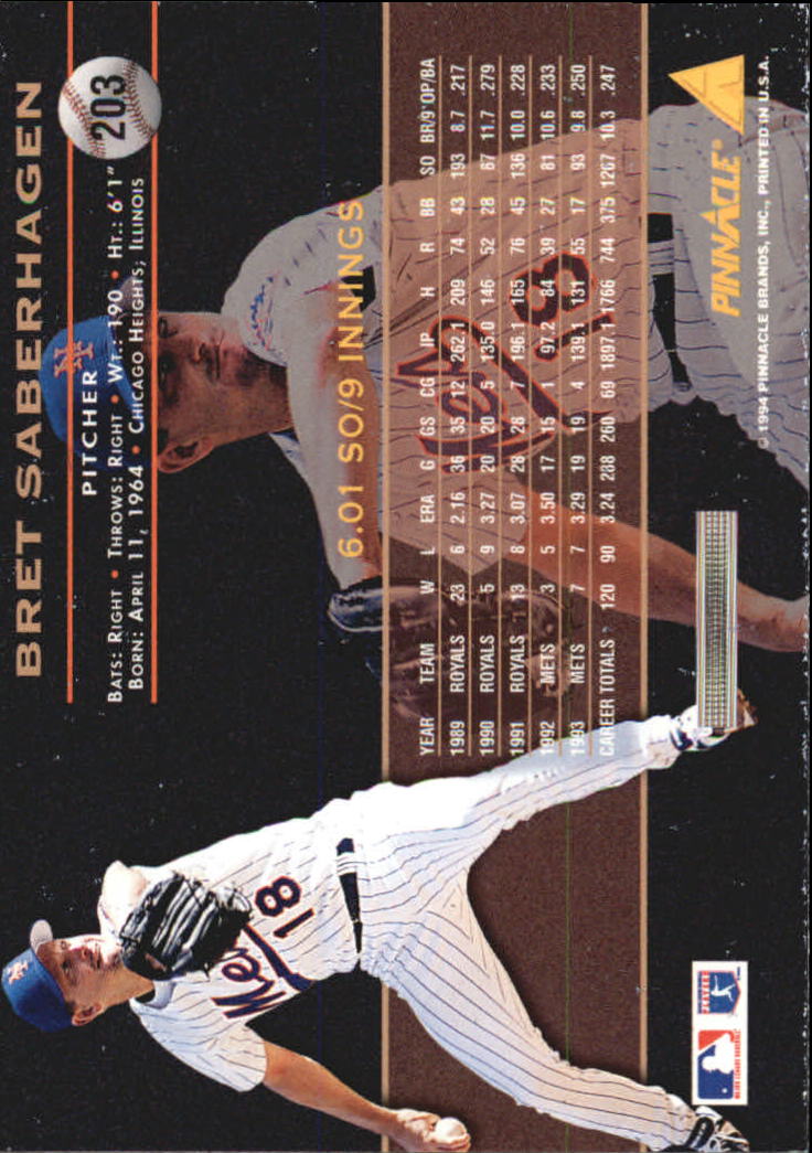 A6825- 1994 Pinnacle Baseball Carte 1-250 + Rookies -si Pick- 15 + Gratis US - Foto 402 di 493