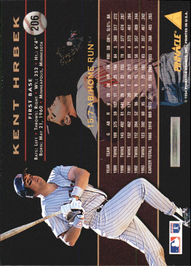 A6825- 1994 Pinnacle Baseball Carte 1-250 + Rookies -si Pick- 15 + Gratis US - Foto 408 di 493