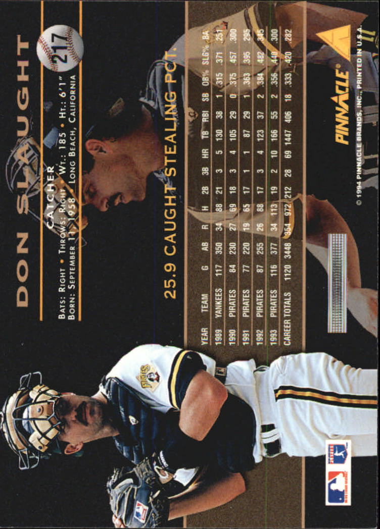 A6825- 1994 Pinnacle Baseball Carte 1-250 + Rookies -si Pick- 15 + Gratis US - Foto 430 di 493