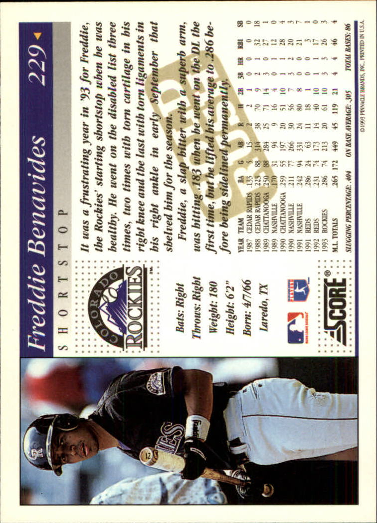 A7290- 1994 Score Gold Rush BB Inserts #s 1-250 -You Pick- 15+ FREE US SHIP - Picture 117 of 439