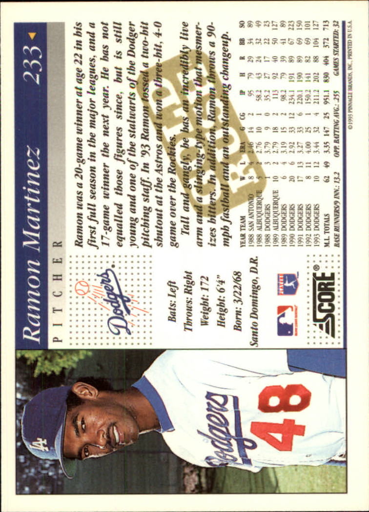 A7290- 1994 Score Gold Rush BB Inserts #s 1-250 -You Pick- 15+ FREE US SHIP - Picture 33 of 439