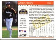1994 Score Gold Rush #364 Steve Finley back image