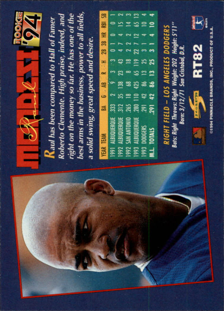 Eddie Murray 1994 Score Rookie Traded Series Mint Card #RT5