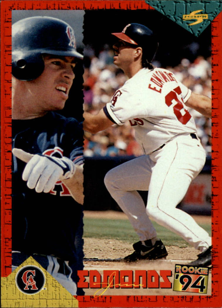 1989 Quad City Angels Grand Slam #6 JIm Edmonds - NM-MT