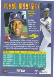 1994 Score Rookie/Traded Gold Rush #RT62 Pedro Martinez back image