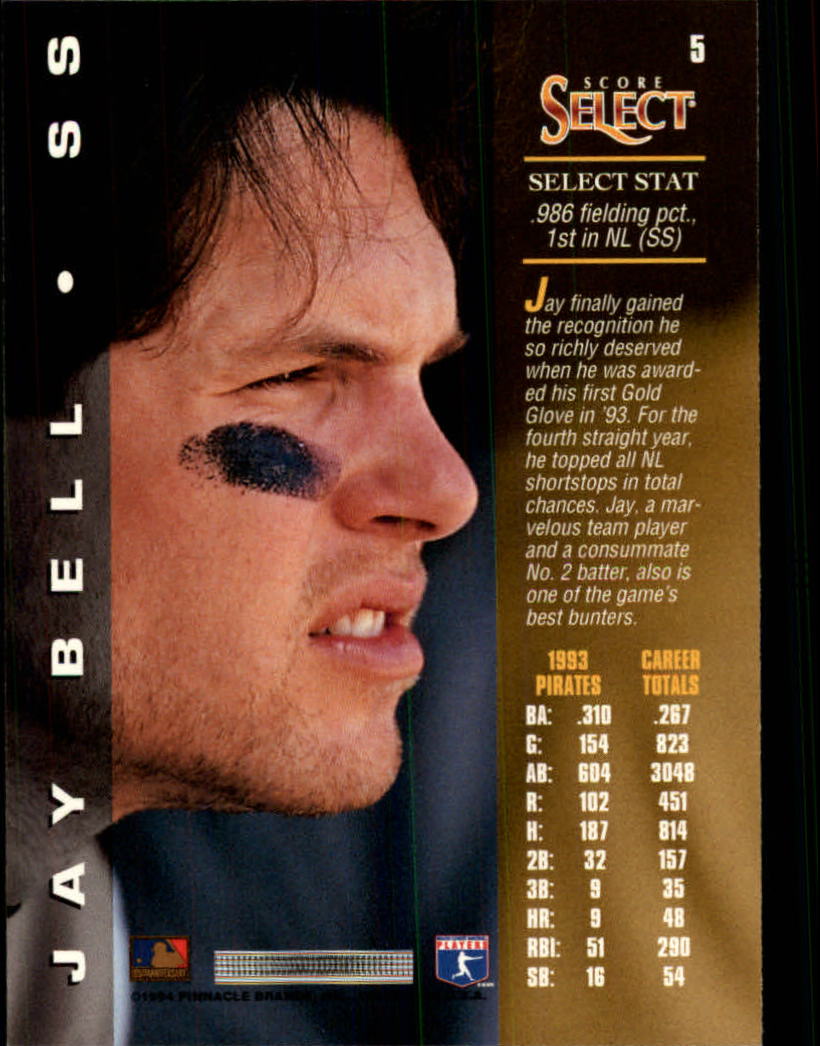 1994 Select #5 Jay Bell back image