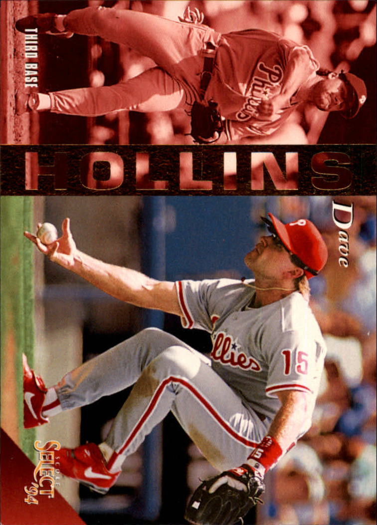 Dave Hollins Signed 1994 Upper Deck Fun Pack Baseball Card - Philadelphia  Phillies