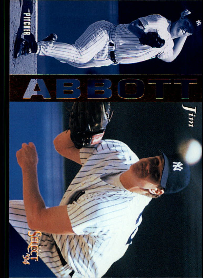1994 Select #78 Jim Abbott