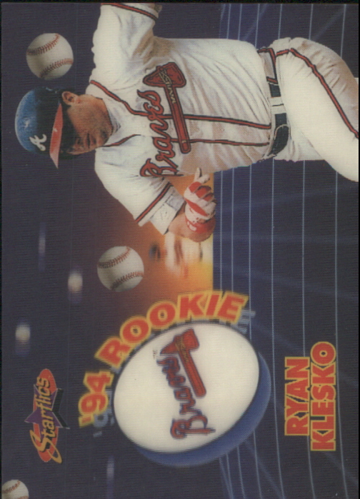 1994 Sportflics Rookie/Traded Rookie Starflics #TR9 Ryan Klesko