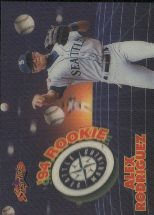 1994 Sportflics Rookie/Traded Rookie Starflics #TR11 Alex Rodriguez