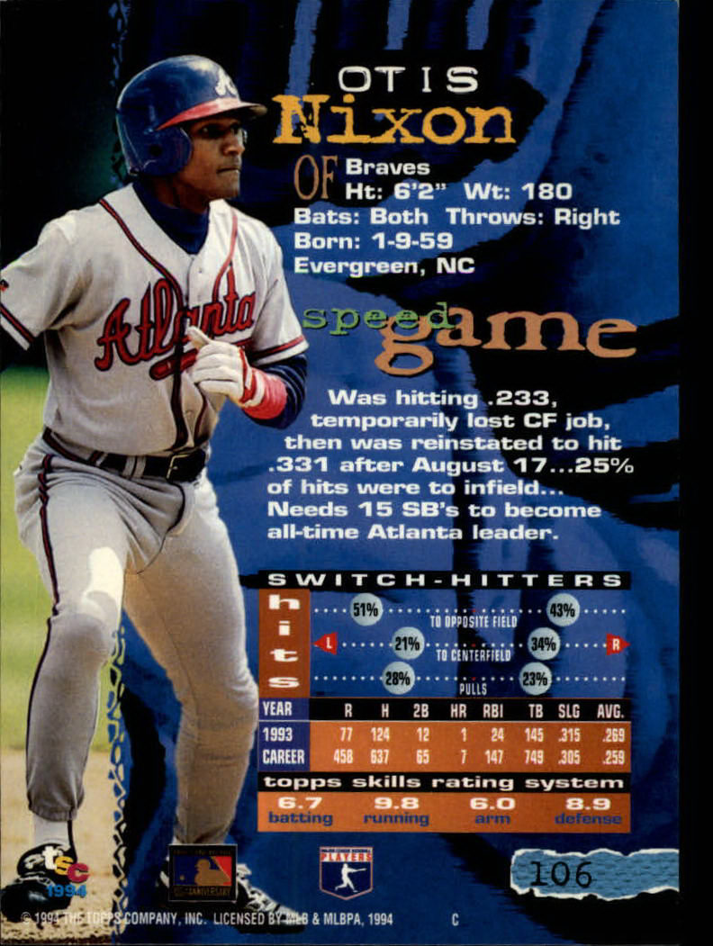 1994 Stadium Club Baseball Part 1 Main Set Card #1-250 - Picture 213 of 501