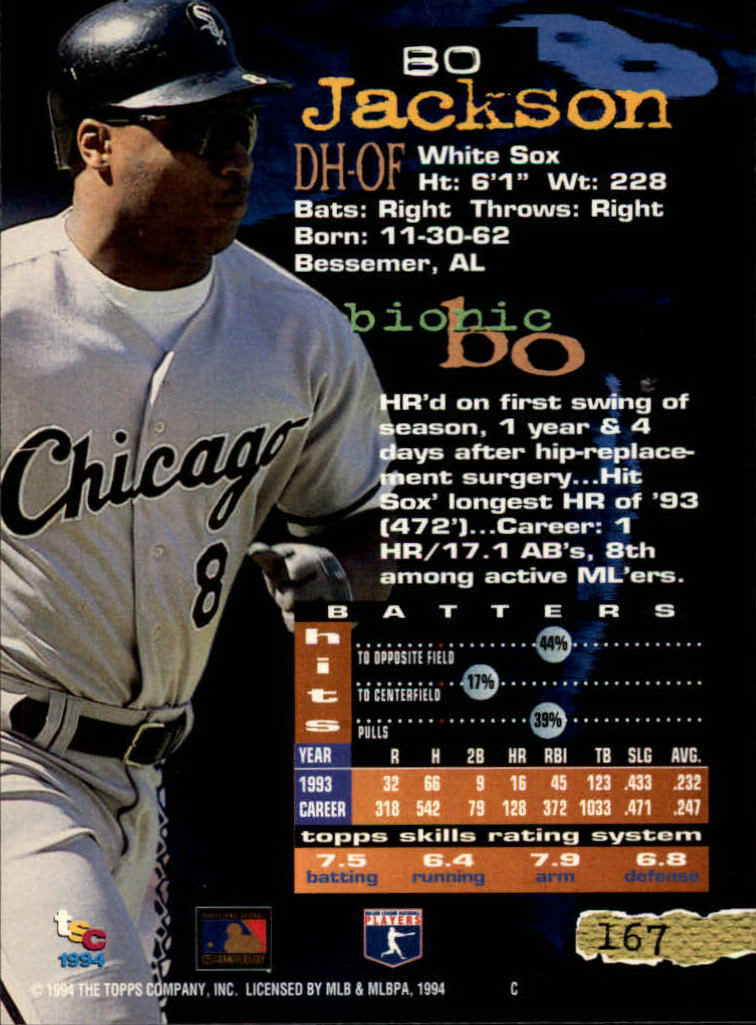 1994 Stadium Club Baseball Part 1 Main Set Card #1-250 - Picture 335 of 501
