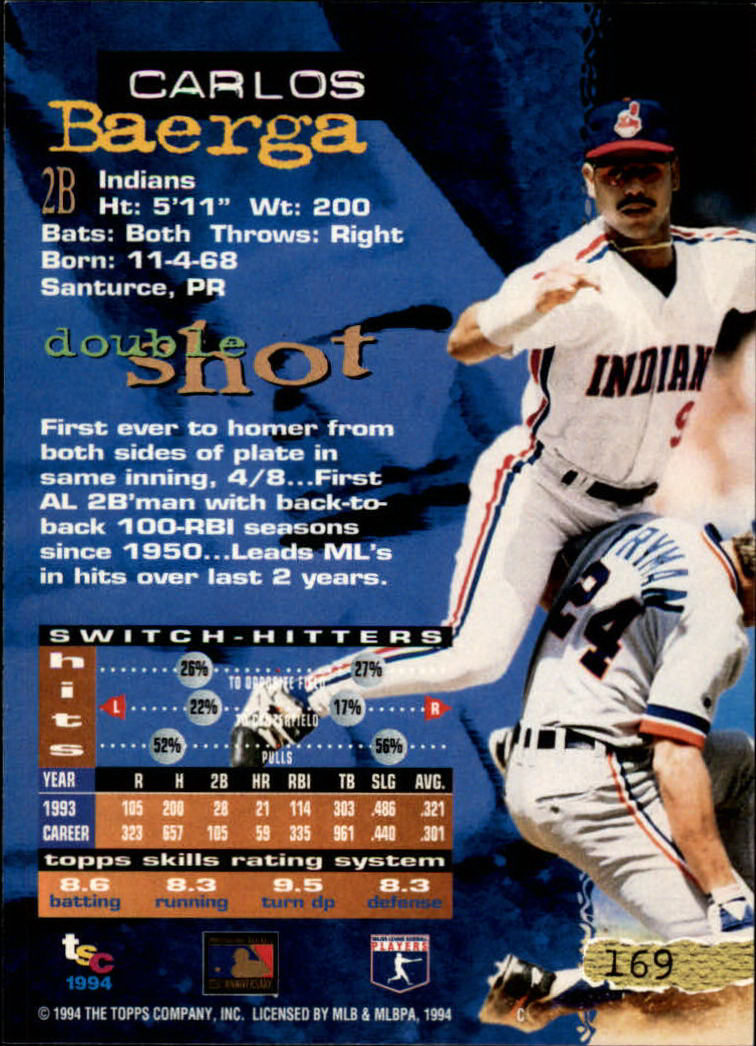 1994 Stadium Club Baseball Part 1 Main Set Card #1-250 - Picture 339 of 501